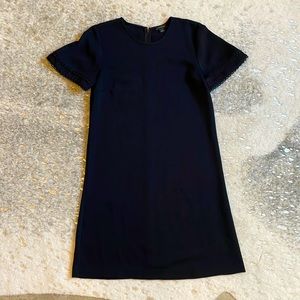 Ann Taylor Black Short Sleeve Dress